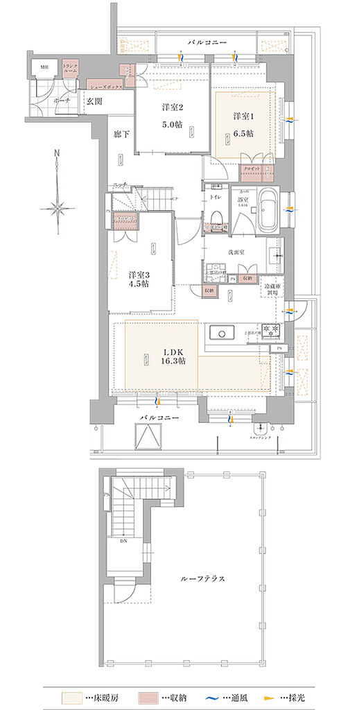 ザ・ハートフルストーリー西宮苦楽園 間取り D2