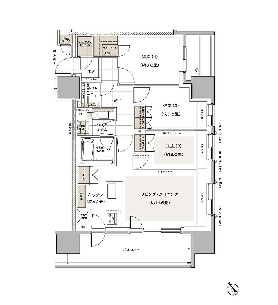 ヴィークハウス目黒 間取り B