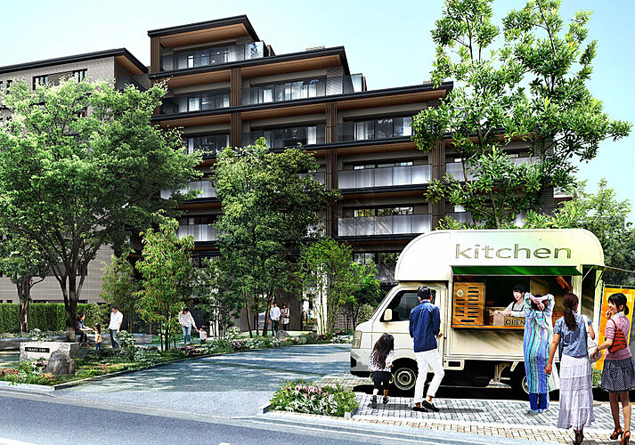 ビアレ北浦和 オープンラウンジ完成予定CG