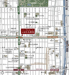 イーグルコート京都烏丸御池 現地案内図