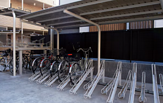 グランドヒルズ恵比寿 自転車置場