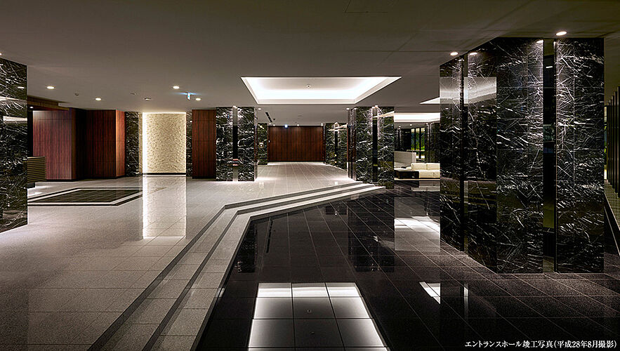 ベイサイドタワー晴海 エントランスホール竣工写真