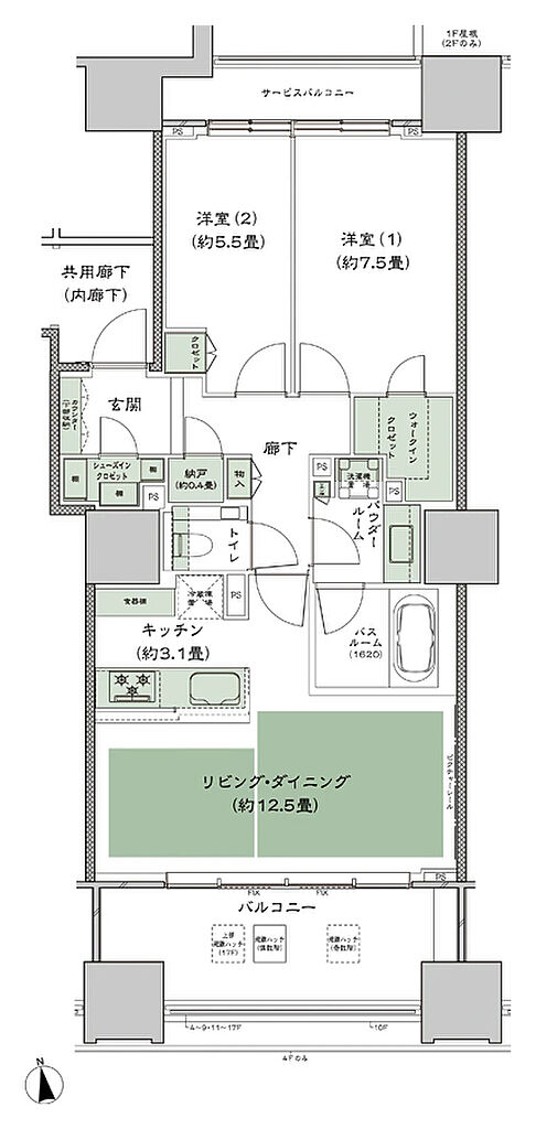 グランドヒルズ南青山 間取り D