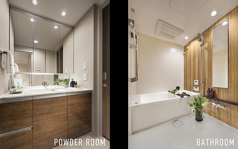 シティテラス横濱星川 パウダールーム／バスルーム