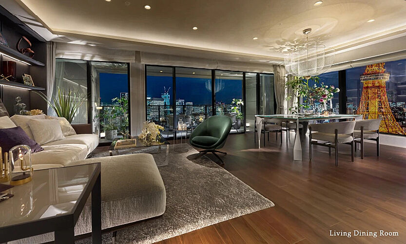 シティタワー虎ノ門 リビング・ダイニング