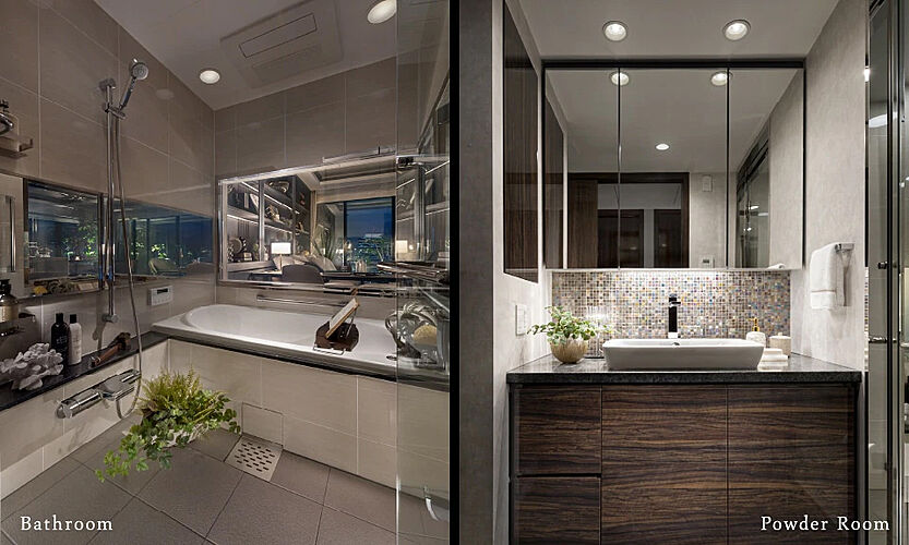 シティタワー虎ノ門 バスルーム／パウダールーム