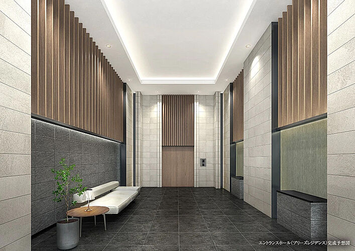 シティハウス平井 エントランスホール（ブリーズレジデンス）完成予想図