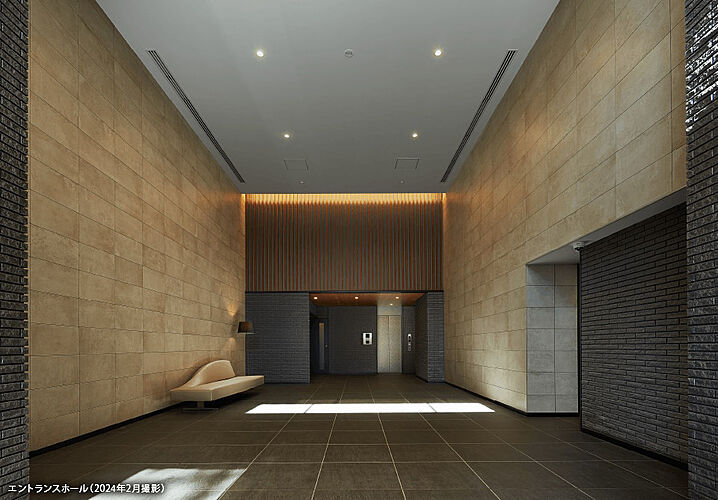 シティハウス平井サウス エントランスホール（2024年2月撮影）