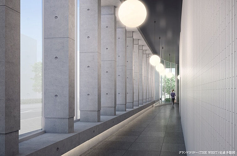 シティテラス赤羽THE WEST グランドコリドー完成予想図