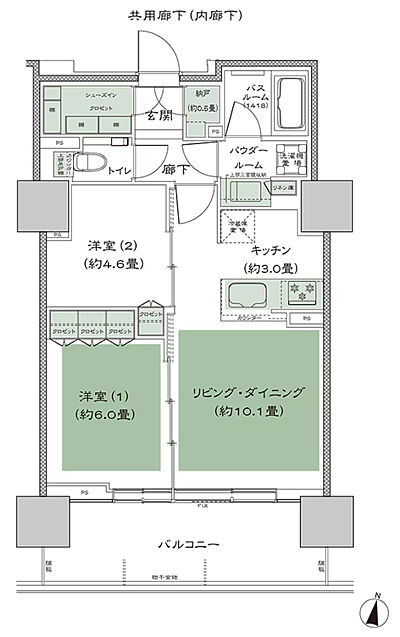 タイプ：F(3～13F)