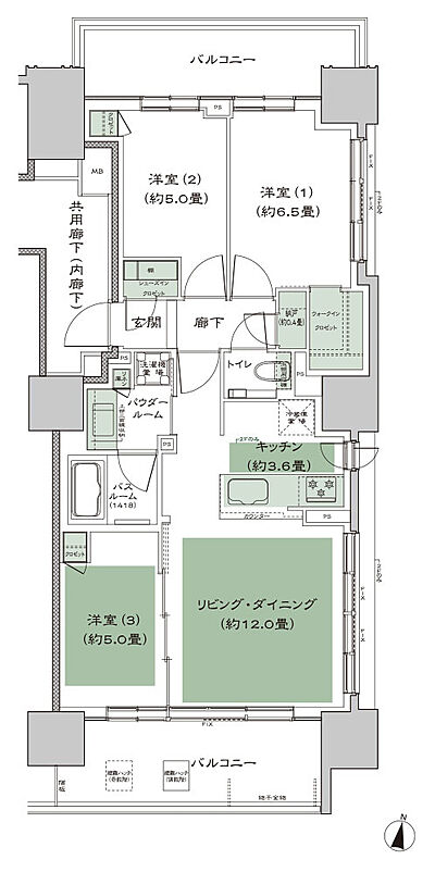 タイプ：G（2-12F）