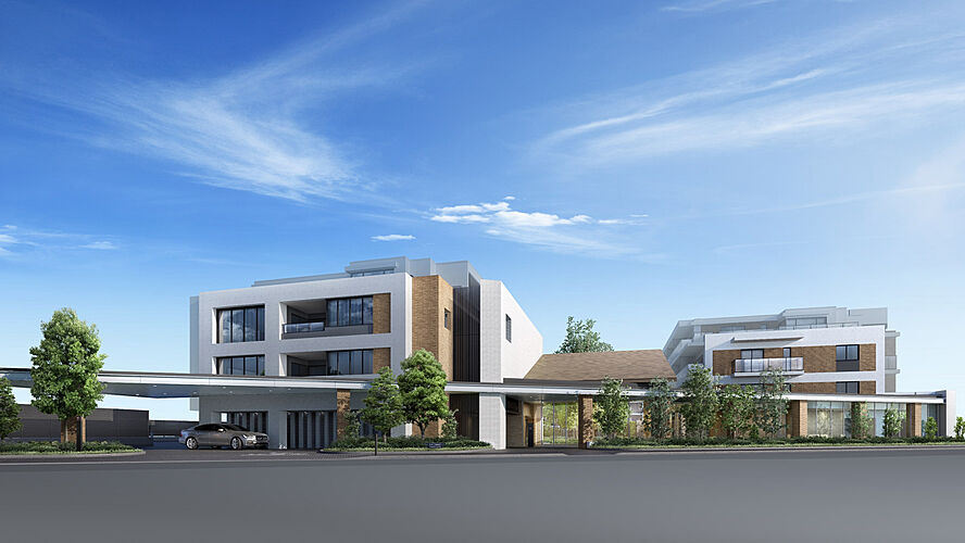 シティテラス桜上水 外観完成予想図