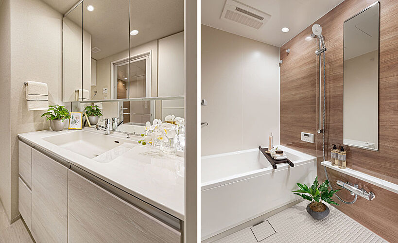 シティタワー山形本町 パウダールーム／バスルーム