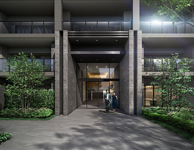 シティテラス下丸子 グランドエントランス完成予想図