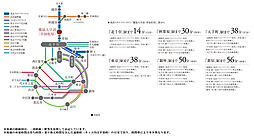 ソライエテラス　イースト アクセス図