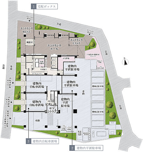シティハウス調布小島町 共用部