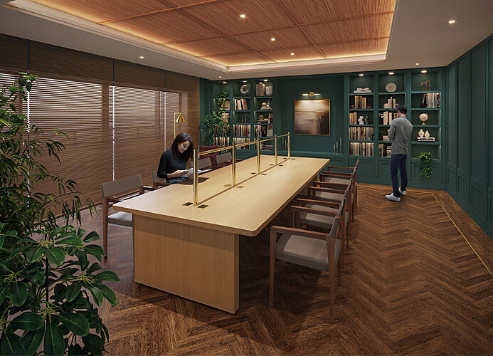 シティタワーズ上板橋イースト ライブラリーラウンジ（集会室）完成予想図