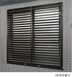 シティハウス京都二条城　北邸 可動ルーバー面格子