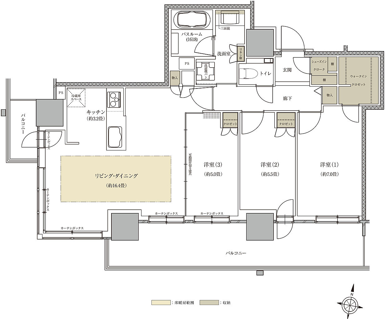 ザ・札幌タワーズ　イーストタワー 間取り EJ