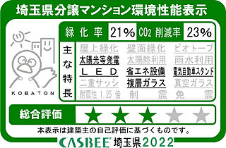 ザ・ライオンズ西川口 埼玉県分譲マンション環境性能表示