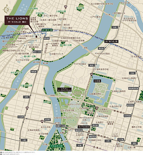 ザ・ライオンズ横川 現地案内図