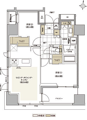 ザ・ライオンズ本郷 間取り A2