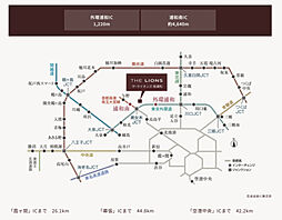 ザ・ライオンズ南浦和 アクセス図