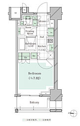 [C1] ■住空間の有効スペースを広げる壁付けI型キッチン。
■クローゼットや廊下の物入など、使い勝手の良い収納を設置。
■廊下とキッチンを機能的に繋げた動線。