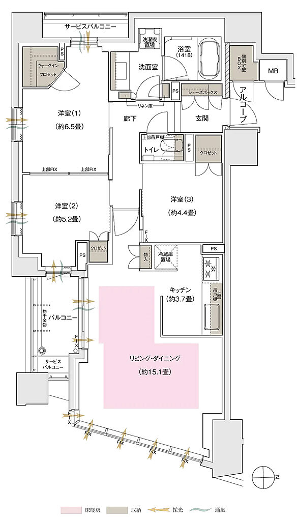 ブランズ京都河原町通 間取り G