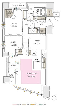 ブランズ京都河原町通 間取り G
