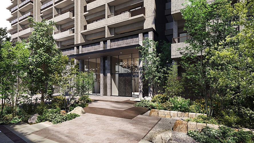 ブランズシティ品川ルネ キャナル エントランス完成予想CG