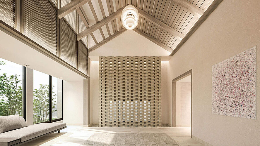 ブランズ札幌大通東 エントランスホール・ラウンジ完成予想CG