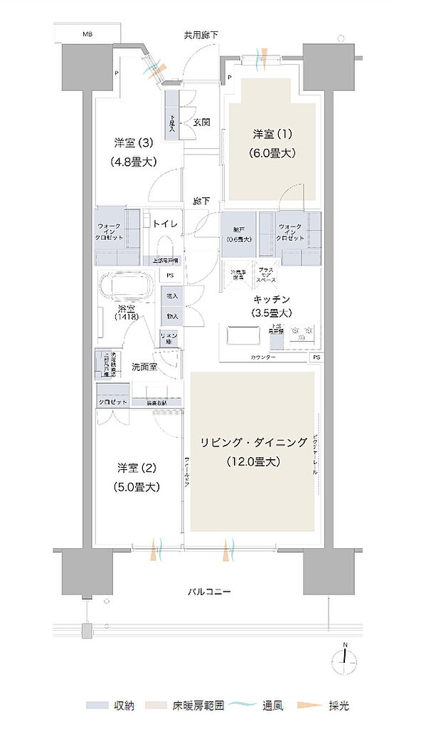 ブランズシティ品川テラス 間取り SD