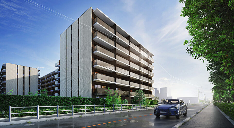 ブランズ大宮日進ビアレ 外観完成予想CG