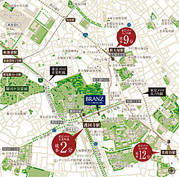 ブランズ護国寺富士見坂 現地案内図