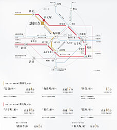 ブランズ護国寺富士見坂 アクセス図