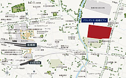 ブランズシティ船橋ビアレ 現地案内図