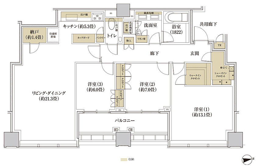 ホームズ 間取り タイプ一覧 Shirokane The Sky新築マンションの物件情報