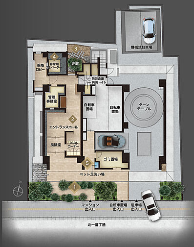 プラウド勾当台公園ディアージュ ( 第4期 2次 ) 共用部