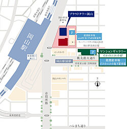 プラウドタワー岡山 ( 第5期 ) モデルルーム案内図