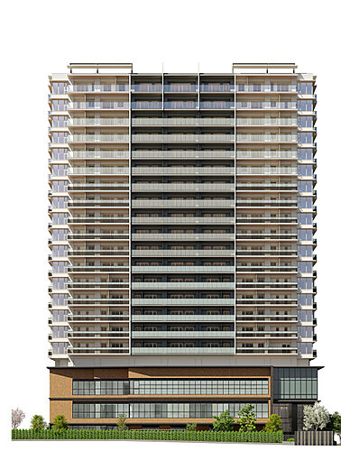 プラウドタワー郡山 ( 第4期 ) 外観立面図