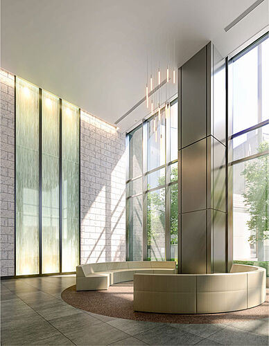 プラウドタワー郡山 ( 第4期 ) ロビーラウンジ完成予想CG