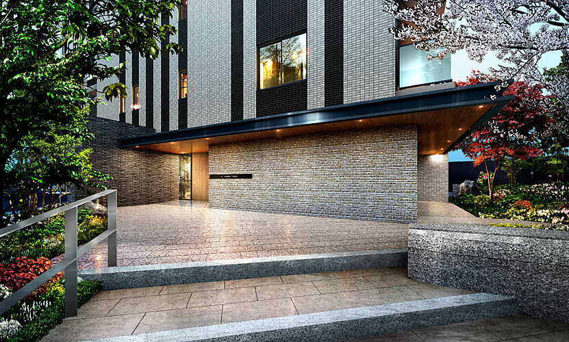 オハナ高尾 ( 第2期 3次 ) エントランス完成予想CG