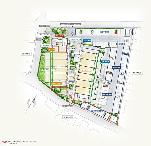 オハナ高尾 ( 第2期 3次 ) 共用部