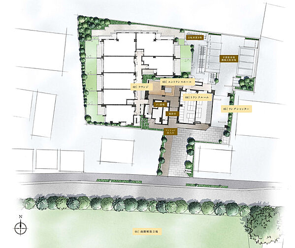 プラウド府中晴見町 共用部