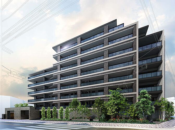 プラウド三鷹 ( 第2期 ) 外観完成予想図