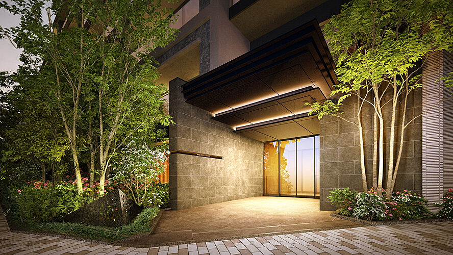 プラウド三鷹 ( 第2期 ) エントランス完成予想CG