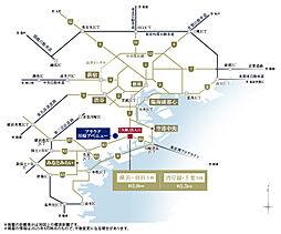 プラウド川崎アベニュー ( 第1期 4次 ) アクセス図