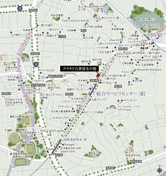 プラウド八事清水ケ岡 ( 第3期 ) 現地案内図