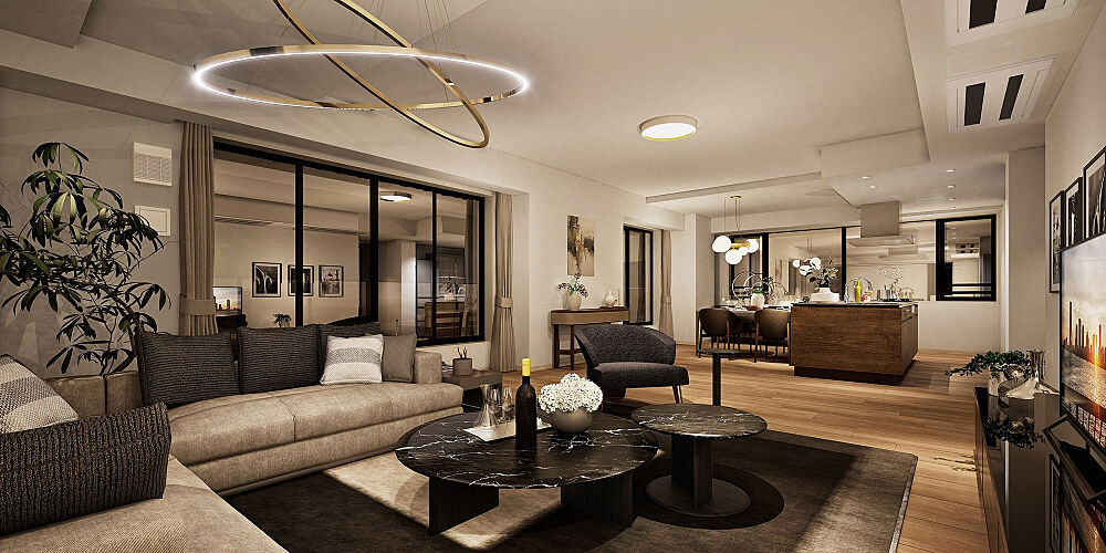 プラウド住吉本町一丁目 リビング・ダイニング（Jタイプ）